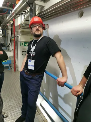 Fabio Valvano am CERN